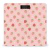 Women's Smart Scale for Body Weight, Digital Bathroom Weighing Scale, Automatic Switch Energy Saving Scale Compatible with Cute Pink Strawberry Polka Dot view 1