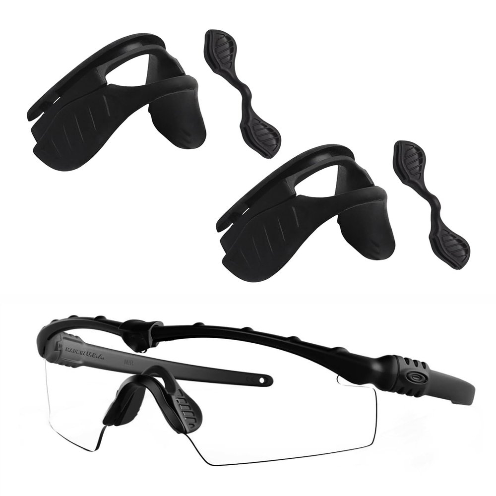 2 Pieces Replacement Nose Piece Nose Pads for Oakley Si M Frame 2.0/Si M Frame 3.0 OO9146/M Frame 2.0 Strike/SI Ballistic M Frame 2.0/RazorBlades/RazorBlade New Sunglasses Frame, Black