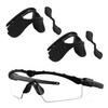 2 Pieces Replacement Nose Piece Nose Pads for Oakley Si M Frame 2.0/Si M Frame 3.0 OO9146/M Frame 2.0 Strike/SI Ballistic M Frame 2.0/RazorBlades/RazorBlade New Sunglasses Frame, Black view 1