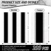 JarThenaAMCS 100Pcs Black and White Guest Napkins Stripe Disposable Paper Napkins Dinner Hand Napkin for Wedding Birthday Party Supplies view 2