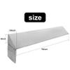 Rormcheny King Bed Wedge Pillow Headboard Gap,Wedge Pillow Headboard/Bed Gap Filler,Fill The Gap (0-8") (Gray, 76"x10"x6") view 2