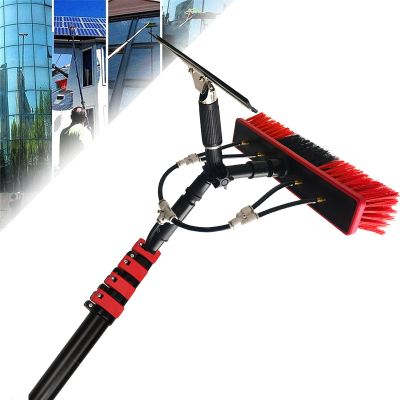 Beachtiful Water Fed Kit Solar Panel Cleaning Kit Window Cleaning System, 20M Hose & Rotating BrushHead, for Caravan,Solar Panel,Deck,Conservatory Roof,24FT(7.2M)