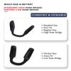 2 Pcs Thicker Size Nose Pads for Oakley Metalink OX8153/Nxtlvl OX8028/Hex Jector OX8032/Bevel OX8161/Activate OX8173/Leadline OX8175/Miter OX8154/Cogswell OX8157/Tensile OX8170/Trajectory OX8171 view 3