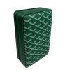 DULAI Cigar BoxCedar Wood Cigar HumidorCigar CasePortable Leather Cigar Bag green view 1