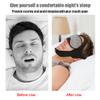 Anti Snoring Chin Strap, Adjustable Breathable Stop Snoring Device, Chin Strap with Jaw Support for Snoring Effective Snoring Reduction Belt Snore Stop Head Strap for Men Women CPAP Users (Black) view 2