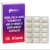 Blendamin Iron Ferrous Bisglycinate with Vitamins B12 Cyanocobalamin, Folic Acid, Vitamin C, Red Cells Formation, Blood & Immunity Health 60 Capsules