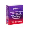 Blendamin Iron Ferrous Bisglycinate with Vitamins B12 Cyanocobalamin, Folic Acid, Vitamin C, Red Cells Formation, Blood & Immunity Health 60 Capsules view 3