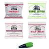 Claeys Old Fashioned Hard Candies - Premium 4-Pack Bundle, 6 Ounce Packages - Authentic Raspberry, Cherry, Watermelon, Green Apple Flavors with Eselect Bag Clip for Freshness Preservation view 1