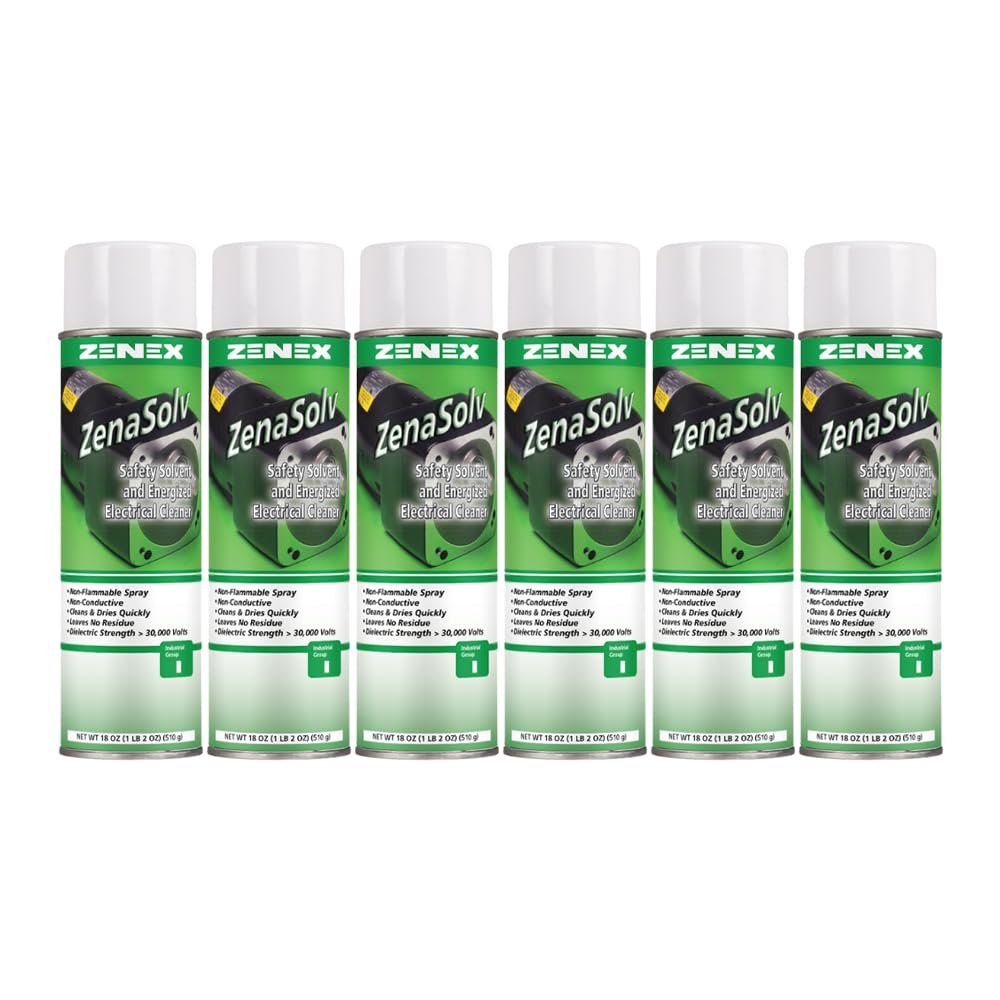 Zenex Zenasolv Safety Solv Degreaser net 18 oz. Count 6.