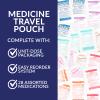 MFASCO - 7 in 1 - Travel Size Medicine Kit - TSA Approved | 28 First Aid Emergency OTC Medicine Packets for Cruise & International Travel | Compact Med Refill for Traveling & Office Assembled in USA view 2