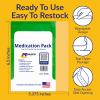 MFASCO - 7 in 1 - Travel Size Medicine Kit - TSA Approved | 28 First Aid Emergency OTC Medicine Packets for Cruise & International Travel | Compact Med Refill for Traveling & Office Assembled in USA view 3