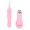 4Pcs Newborn Baby Baby Nail Care Kit Nail Clipper Tweezers Manicure Set for Infant (Pink) view 4