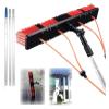 Window Cleaning Pole Telescopic Cleaning Brush Glass Wall Cleaning, Washing Set Equipment Extension Pole Cleaning for Trucks Windows (Color : 50cm, Size : 8M) view 1