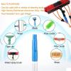 Window Cleaning Pole Telescopic Cleaning Brush Glass Wall Cleaning, Washing Set Equipment Extension Pole Cleaning for Trucks Windows (Color : 50cm, Size : 8M) view 4