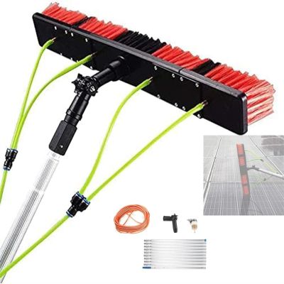 Water Fed Window Cleaning Pole Telescopic Extension Pole Squeegee Kit,Extendable Cleaner Conservatory Washing Equipment Cleaning (Color : 50cm, Size : 4m)