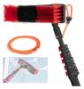 Window Cleaning Pole Telescopic Cleaning Brush Water Fed Brush, Water Fed Cleaning System, Cleaning and Washing Tool for Window Glass, Solar Panel (Color : 30cm, Size : 9m) view 1