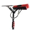 Window Cleaning Brushes,Window Cleaning Poles,Water Fed Pole Kit, Outdoor Window Cleaner,Window Glass Solar Panel Cleaning System 2-in-1 Washing Equipment Tool Solution: Scrubber Brush/Hose view 1