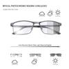 YIMI Photochromic Bifocal Reading Glasses UV Outdoor Sunglasses Computer Anti Blue Light Transition Eyeglasses for Men Women(Black, 3.50, multiplier_x) view 2