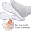 2 Pairs Gel Arch Support Cushion Insoles for Flip Flop Thong Sandals,Gel Adhesive Arch Support Flip Flop Thong Inserts Self Adhesive Gel Arch Support Cushion Insoles Pain Relief view 2