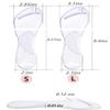 2 Pairs Gel Arch Support Cushion Insoles for Flip Flop Thong Sandals,Gel Adhesive Arch Support Flip Flop Thong Inserts Self Adhesive Gel Arch Support Cushion Insoles Pain Relief view 4