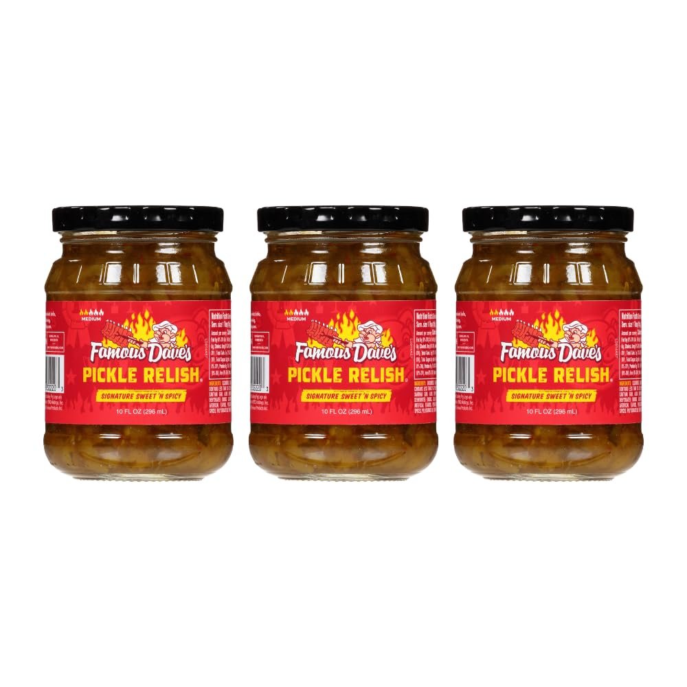 Famous Dave's - 3 pck Sweet n' Spicy Pickle Relish (30 oz.)
