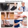 Winter Warm Diabetic Shoes for Men Women Extra Wide Width Thermal Shoes for Edema and Swollen Feet AntiGeAOGATOitSlip Fleece Slippers for Men Elderly Arthritis Edema Therapy Shoes view 2