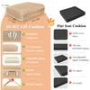 ECISZ Booster Seat Cushion Extra Thick Chair Foam Cushion for Elderly Adult Booster Seat Elevation Pillow Extra Firm Riser Supportive Lift Chair Cushion Lift Pads for Home, Couch, Patio, Office Seats view 4