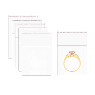 1.5x1.5'' Small Cellophane Bags 200pcs Self Adhesive Plastic Bags Tiny Square OPP Poly Bags 1mil for Jewelry Photo Pearl Seed Ring Earrings Coin Buttons Other Small Pieces