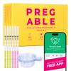 PREGABLE Combo Kit: 50 Ovulation Tests, 20 Pregnancy Tests & 70 Cups, Free Tracker app, SmileReader, OPKs, HPTs (50LH + 20HCG + 70CUPS (Pack of 1)) view 1