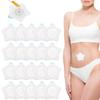 20pcs Castor Oil Pack Wrap for Belly Button, Self-Adhesive Castor Oil Belly Button Wrap Pads Highly Absorbent Organic Castor Oil Compress Patches Spunlace Cloth No Wash (Oil Not Included) view 1