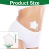 20pcs Castor Oil Pack Wrap for Belly Button, Self-Adhesive Castor Oil Belly Button Wrap Pads Highly Absorbent Organic Castor Oil Compress Patches Spunlace Cloth No Wash (Oil Not Included) view 2