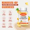 Zetelixia Calcium Gummies for Women Men, Calcium Magnesium Zinc with Vitamin D3 & K2, Calcium Magnesium Supplement for B0nes Muscles, Pineapple & Mango Flavor - 60 Count view 3