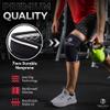 7mm Neoprene Compression Knee Sleeves For Men & Women, Gym Workout Brace Support Sleeve Suitable For Powerlifting, Weightlifting, Crossfit, Knee Compression Brace, Knee Brace For Men | X-Large (Pair) view 3