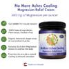 Taspens Organics Magnesium No More Aches Cooling Cream  Topical Magnesium Cream for Muscle Relief, Sore Muscles & Post-Workout Recovery with Arnica, Herbs & Essential Oils view 2