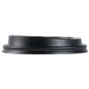 16 Ounce Disposable Coffee Cups With Lids, 400 Hot Cups With Lids - Sleeves Sold Separately, Single Wall, Gray And White Stripe Paper Coffee Cups, For All Kinds Of Beverages - Restaurantware view 4