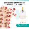 [100 Pack] Bulk Cupping Set for Massage Therapy - B1 B2 B3 B4 B5 B6 B7 U4 U5 - U5 (1.73 in) - Wholesale Professional Cupping Therapy Set, Cuppings Massage Kit, Physical Therapy Kit [No Pump Included] view 2