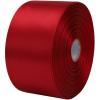 Baocuan 2 inch x 50 Yards Wine red Single Face Satin Ribbon Solid Fabric Ribbon for Gift Wrapping Floral Bouquets Wedding Birthday Party Decoration Hair Floral Craft Sewing view 2