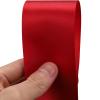 Baocuan 2 inch x 50 Yards Wine red Single Face Satin Ribbon Solid Fabric Ribbon for Gift Wrapping Floral Bouquets Wedding Birthday Party Decoration Hair Floral Craft Sewing view 4