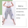 Lmaray Catheter Leg Bag Cropped Pants, Men Women Nephrostomy Bag Holder Pants to wear with catheters (Grey, XL) view 2