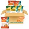 Pnuff Roasted Peanut & Cheddar Jalapeno Puffs Variety Pack - Keto Protein Cheese Puffs, Healthy Snacks, High Protein Snacks for Adults, Low Calorie, 20g Protein - 4 oz (6 Individual Bags) view 1