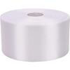 Baocuan 2 inch x 50 Yards White Single Face Satin Ribbon Solid Fabric Ribbon for Gift Wrapping Floral Bouquets Wedding Birthday Party Decoration Hair Floral Craft Sewing view 1