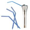 AmeriCan Goods 250 Pack 3 Way Dental Air Water Syringe Tips Blue Color Disposable Spray Nozzles view 1