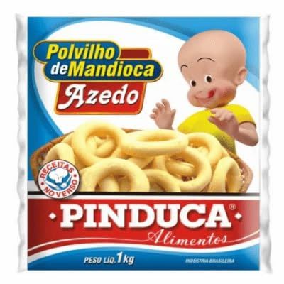 BRAZILIAN CORNER Sour Starch 2.2 lb Pinduca | Gluten-Free Tapioca Flour Starch | Polvilho Azedo Pinduca 1Kg | Tapioca Flour (Starch) | Natural Thickener, Gluten Free Tapioca Flour for Cooking