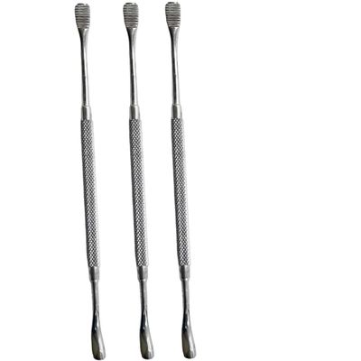 Howard Bone File #12 Double-Ended Dental Bone File with Knurled Grip Handle | Stainless Steel Dental Instruments (3)