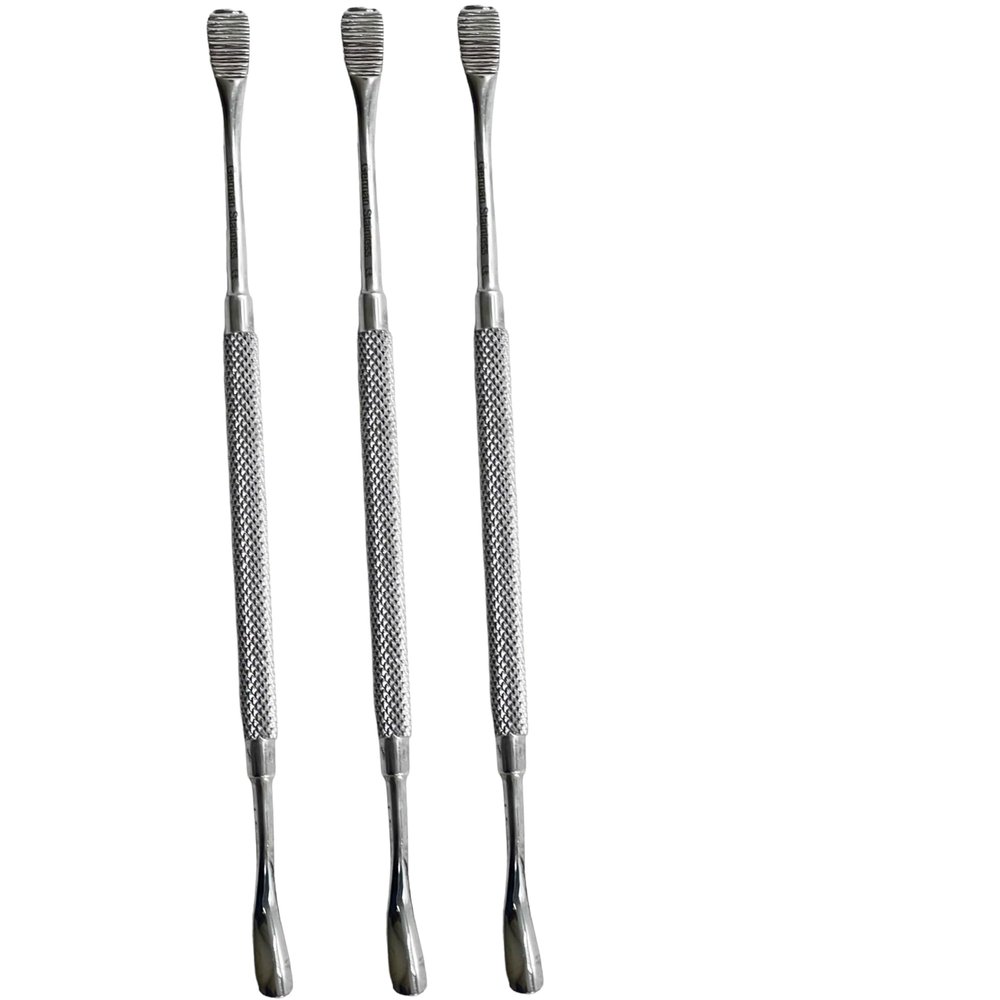 Howard Bone File #12 Double-Ended Dental Bone File with Knurled Grip Handle | Stainless Steel Dental Instruments (3)