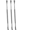 3 Pack - Dental Bone File Handpiece, Double-Ended Knurled Grip Howard Bone File #12 - Dental Stainless Steel Instruments view 1