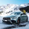 Kiyah Front Bumper Lip Splitter Diffuser Body Kits, Compatible for Mercedes Benz CLA Class C118 CLA45 AMG 2020+ Spoiler Bumper Guard Accessories(Gloss Black) view 4