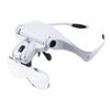 JKSVTF Head Mounted Repair Magnifier Eyelash Extension 5 Lens Adjustable Headband Magnifying Glass Magnifier w/LED Light Lamp Magnifying Glasses for False Lashes view 1