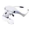 JKSVTF Head Mounted Repair Magnifier Eyelash Extension 5 Lens Adjustable Headband Magnifying Glass Magnifier w/LED Light Lamp Magnifying Glasses for False Lashes view 2