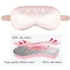 2-Pack Silk Sleep Mask 100% Mulberry Silk Eye Mask for Sleeping for Women& Men, Sleeping Blindfold Eyemask,Black (Light Pink,One Size) view 4